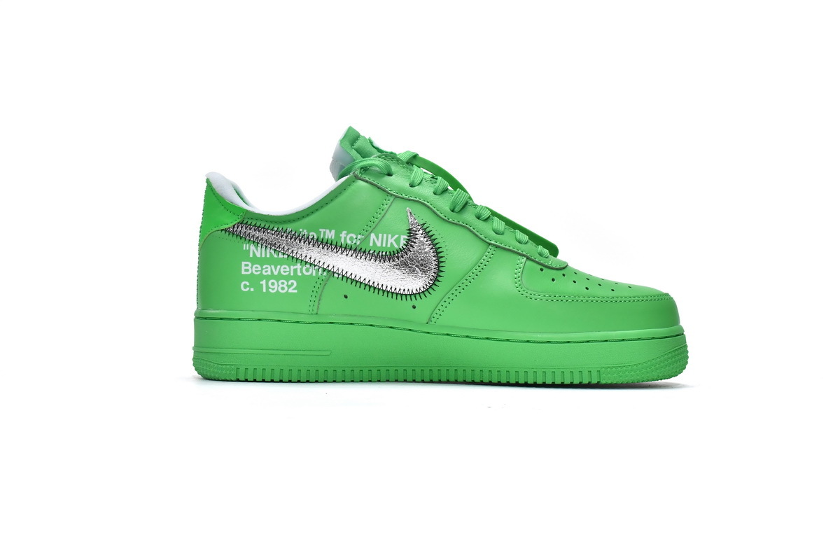 PKGoden Air Force 1 Low Off-White Light Green Spark,DX1419-300