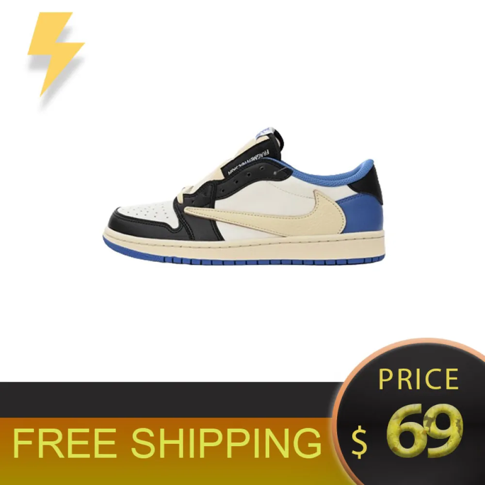 【FREE SHIPPING 】 Jordan 1 Low fragment design x Travis Scott,DM7866-140