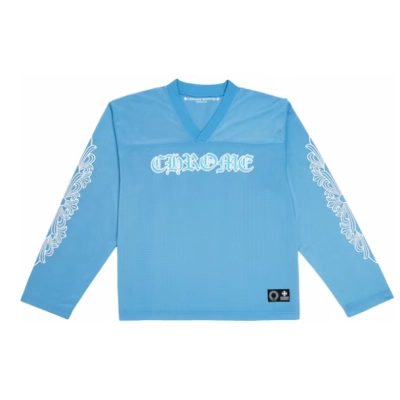 Chrome Hearts Sports Mesh Warm Up Jersey Blue 01