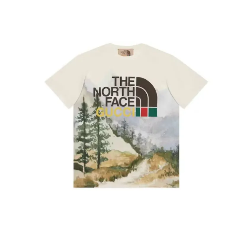 Gucci x The North Face T-shirt Trail Print