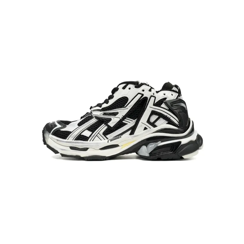 Balenciaga 7th Runner Black White 677403 Q3RB2 9010 