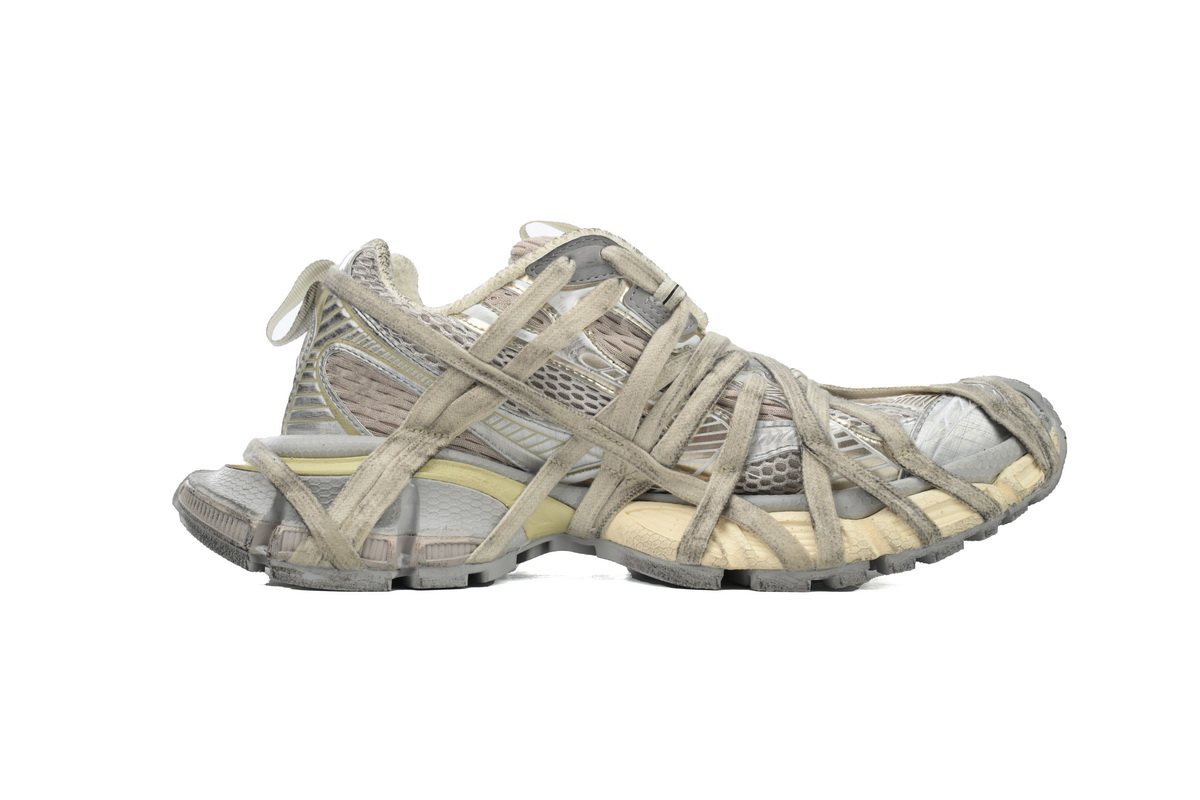 Balenciaga 10th Worn-Out - Brown Grey 778698 W3XLL 9191