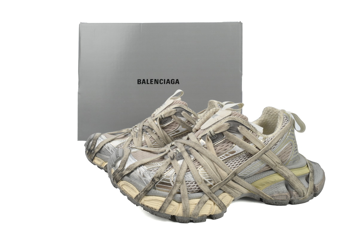 Balenciaga 10th Worn-Out - Brown Grey 778698 W3XLL 9191