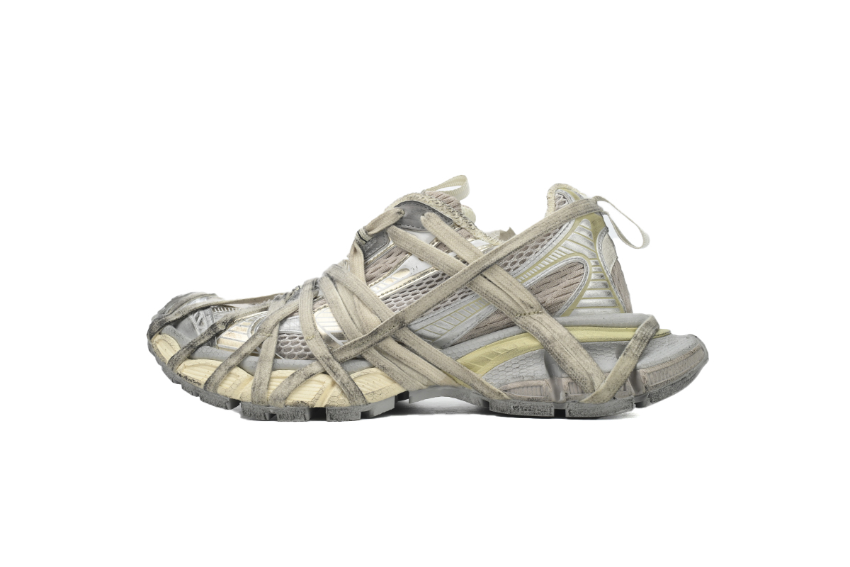 Balenciaga 10th Worn-Out - Brown Grey 778698 W3XLL 9191