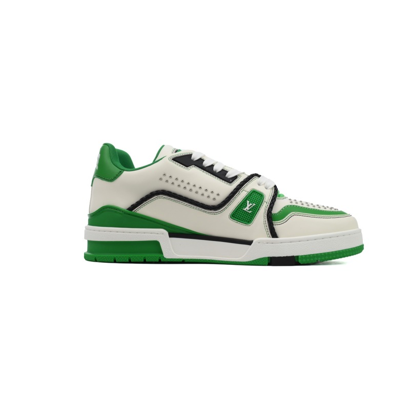 PK LOUIS VUITTON Trainer White Green