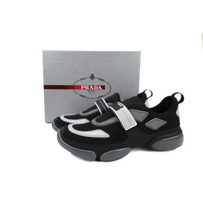 Prada Sneakers Black and White 02