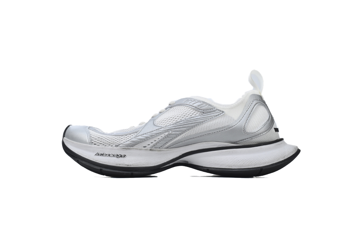 PKGoden Balenciaga 13th  Circuit Sneaker'Worn-Out - White Silver 793945 WFLGY 9100 
