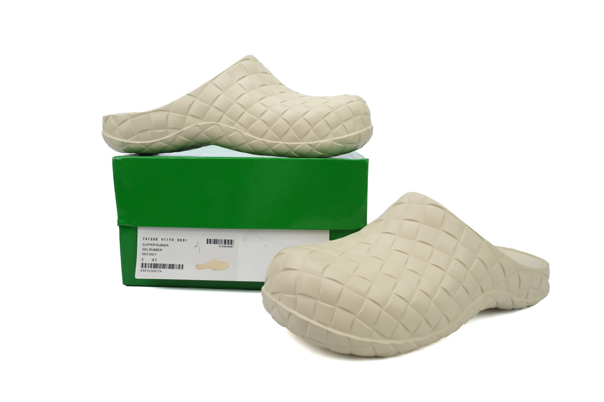 Bottega Veneta Slider Sandals Beige