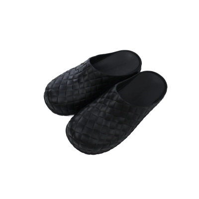 Bottega Veneta Slider Sandals Black 01