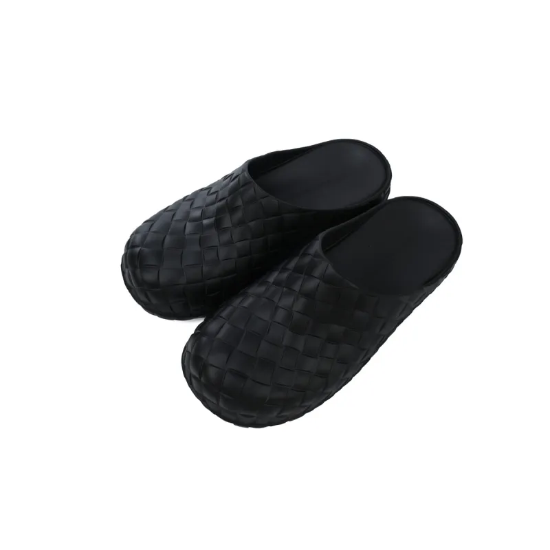 Bottega Veneta Slider Sandals Black