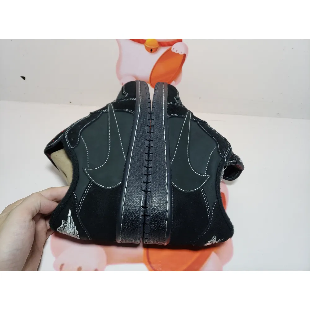 PKGoden  |  Jordan 1 Retro Low OG SP Travis Scott Black Phantom,DM7866-001