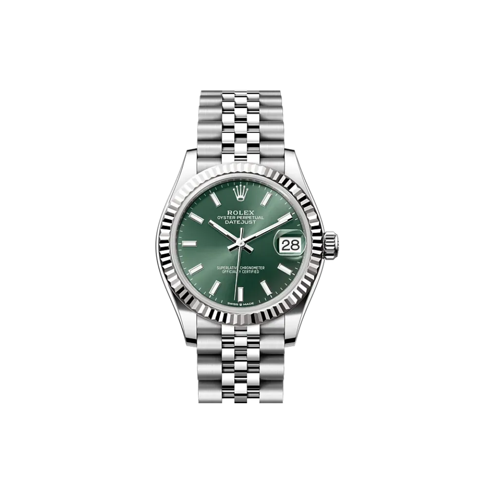 Rolex Datejust 31 Oyster-31 mm-Oystersteel and White Gold Reference 278274, m278274-0018 Watch