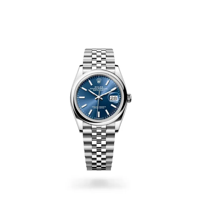 Rolex Datejust 36 Oyster-36 mm-Oystersteel and Reference 126200 m126200-0005 Watch