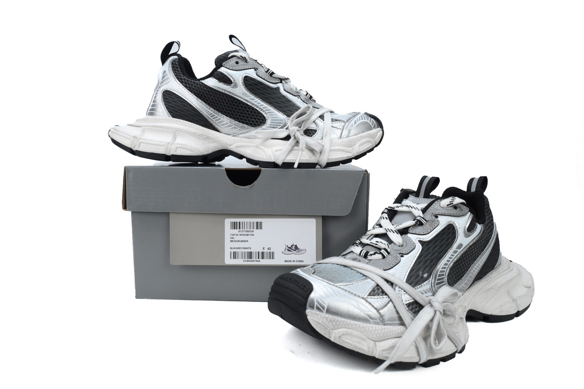 Balenciaga 10th Black Silver 734734 W3XGM 1190