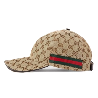 Gucci Original GG Canvas Baseball Hat with Web 02