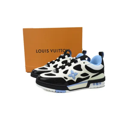 PKGoden LOUIS VUITTON Trainer Skate SK8 Black Blue 02