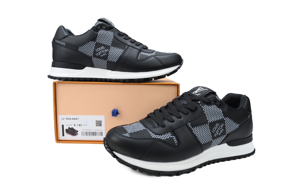 PKGoden LV Run Away Black White RA Black and White Grid