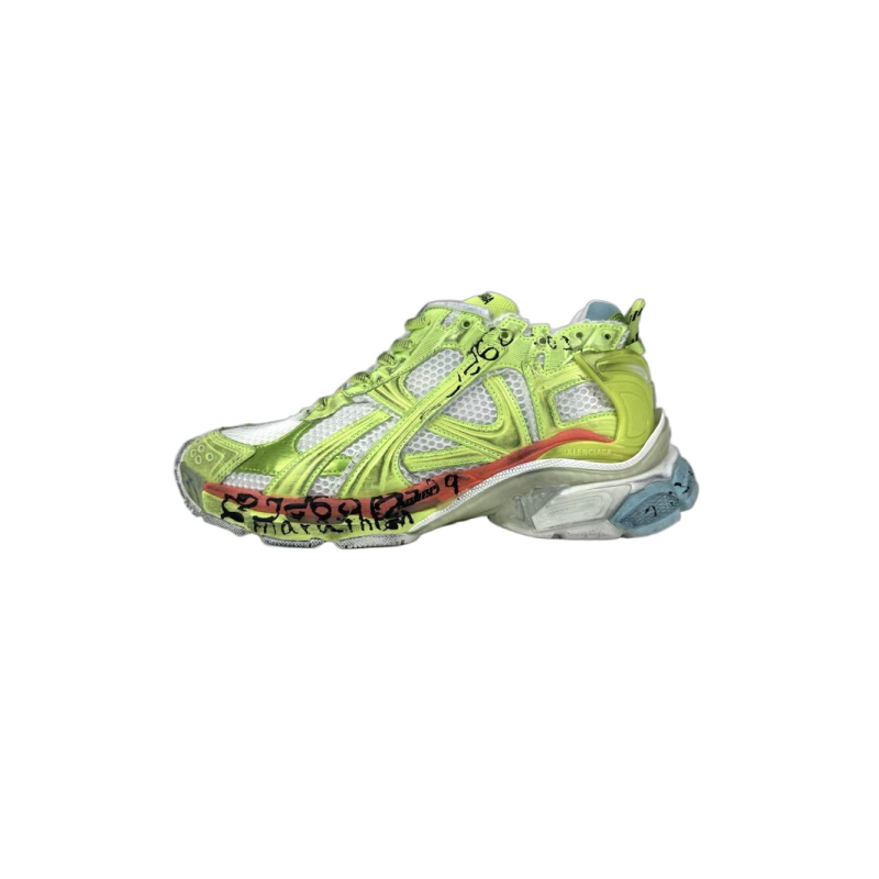 PKGoden Balenciaga 7.5th Runner Apple Green Graffiti