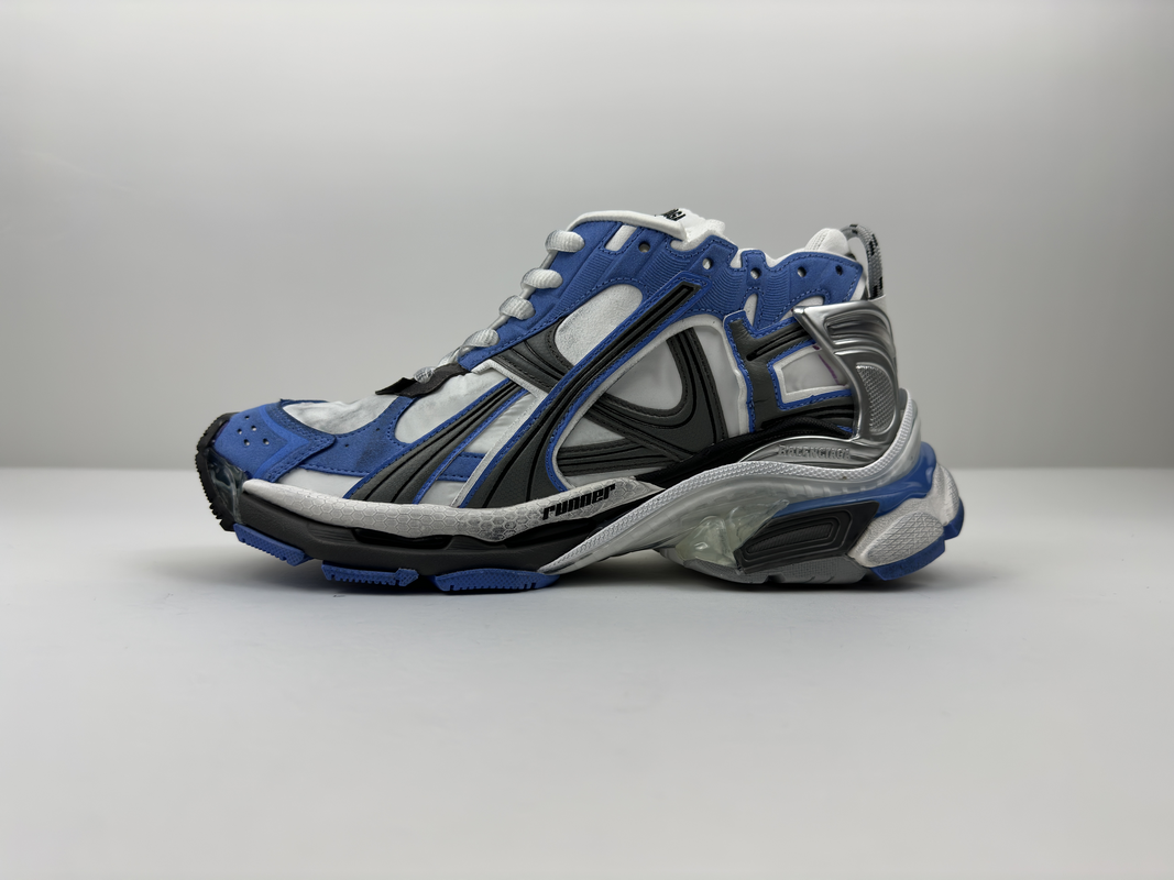 Balenciaga 7.5th Runner Blue Silver