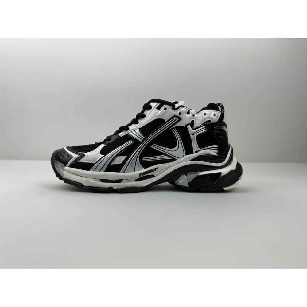 PKGoden Balenciaga 7.5th Runner White Black