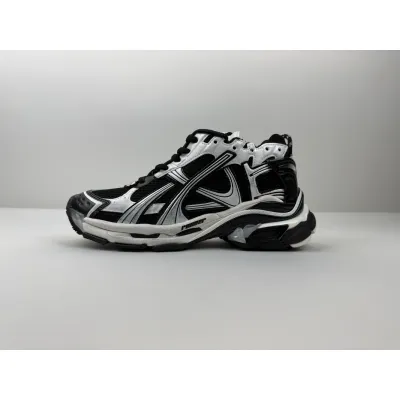 PKGoden Balenciaga 7.5th Runner White Black 01