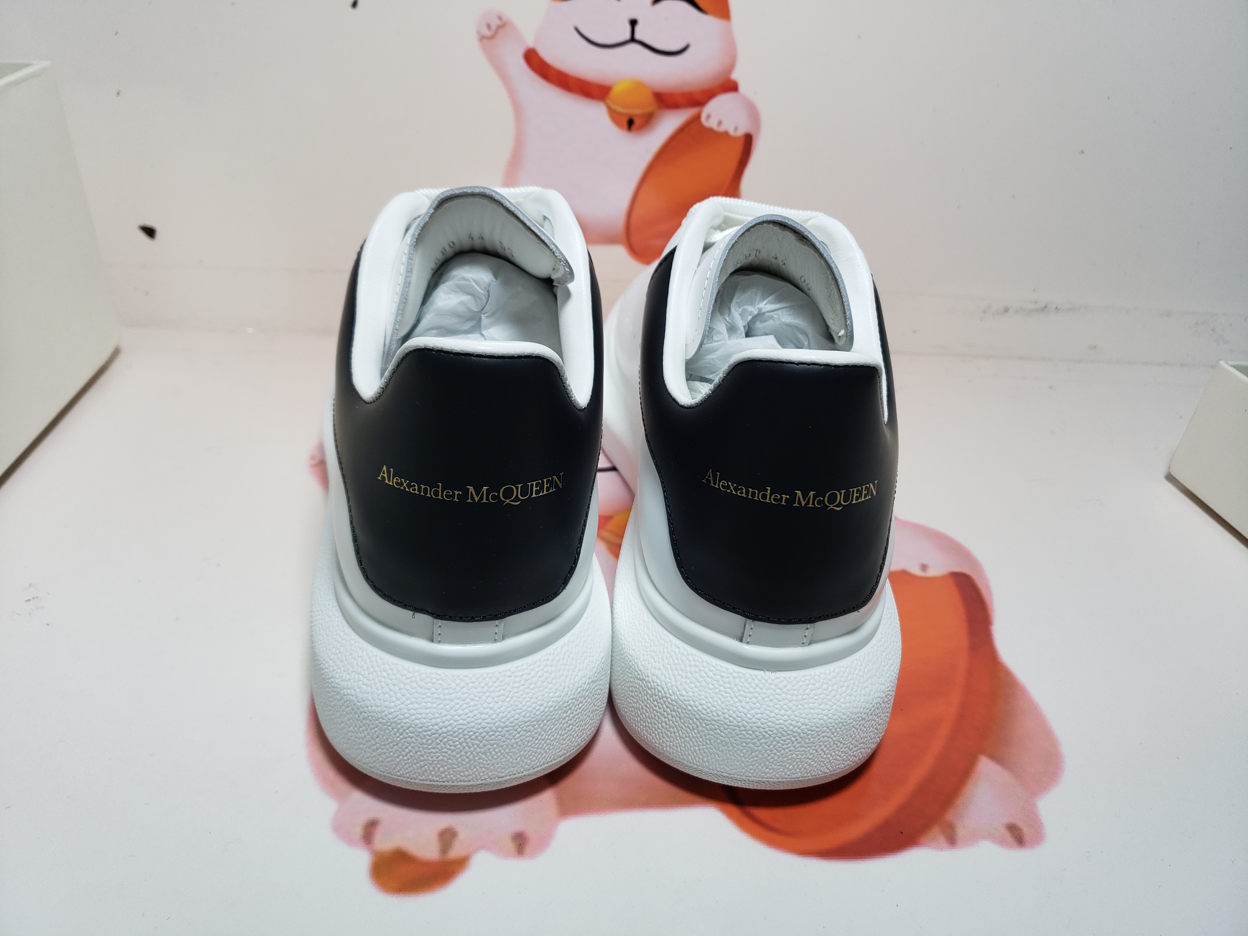 Alexander McQueen Sneaker Dlack Skin