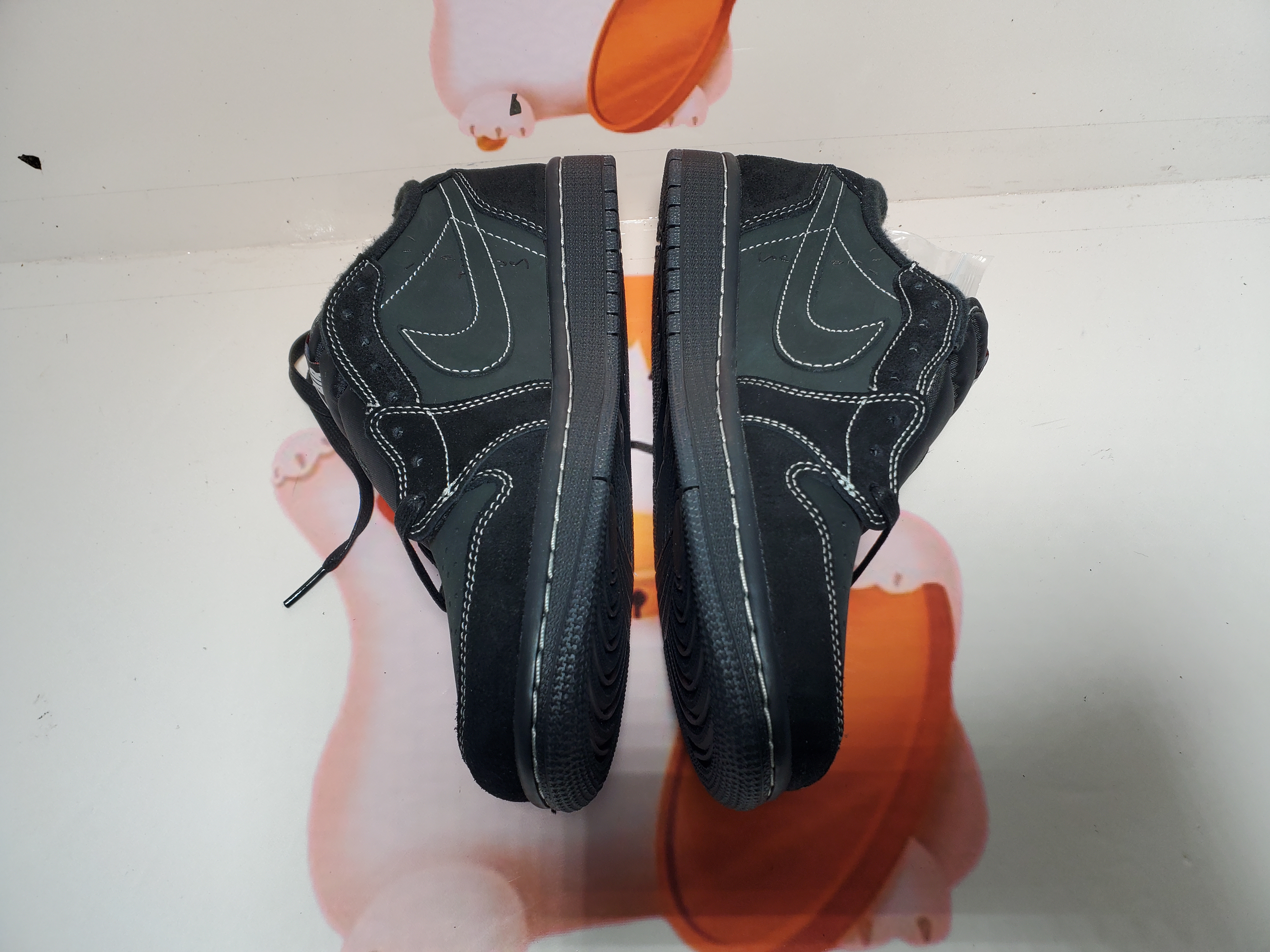 PKgoden Travis Scott x Jordan 1 Low Black Phantom DM7866-001