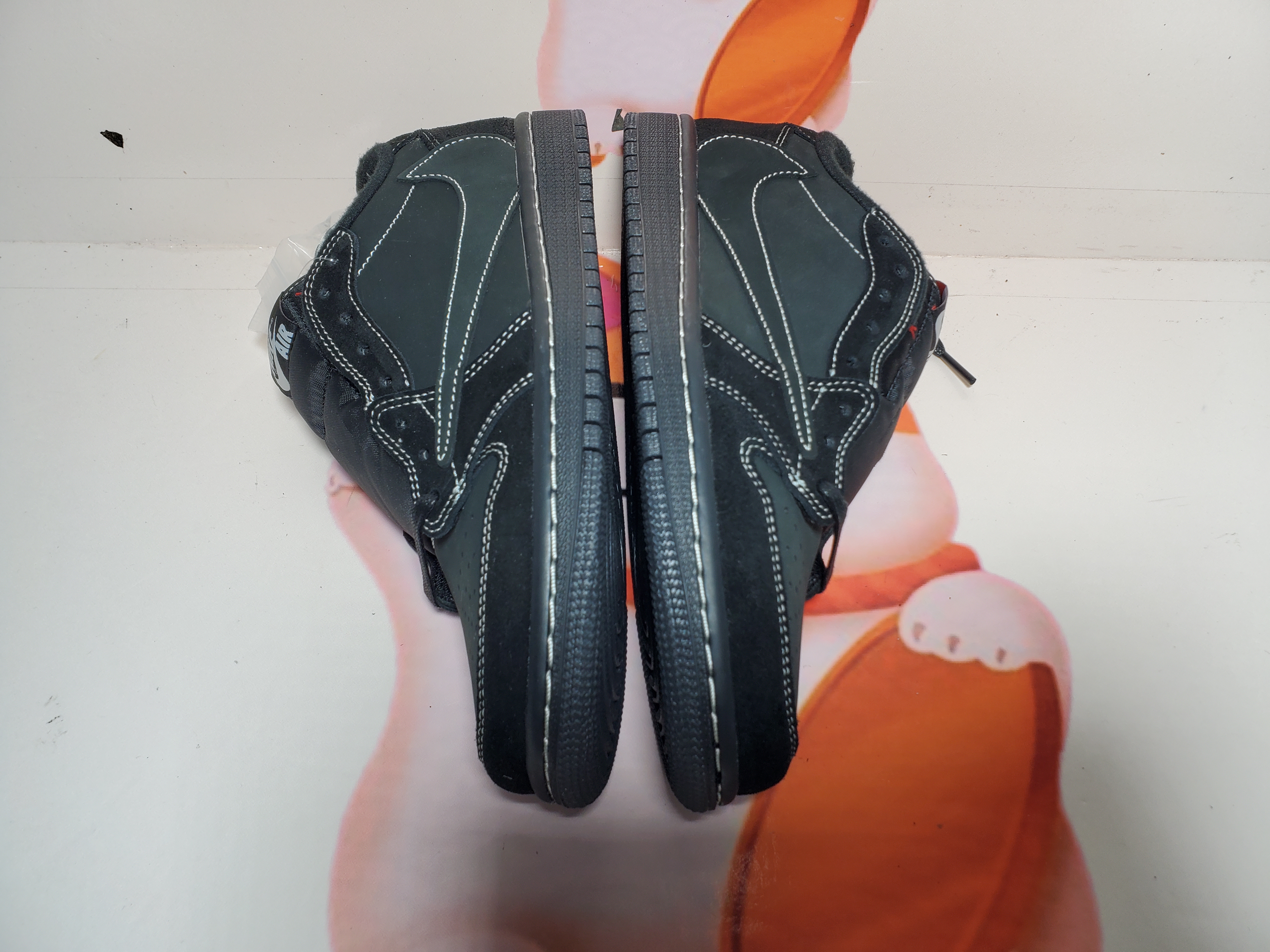 PKgoden Travis Scott x Jordan 1 Low Black Phantom DM7866-001