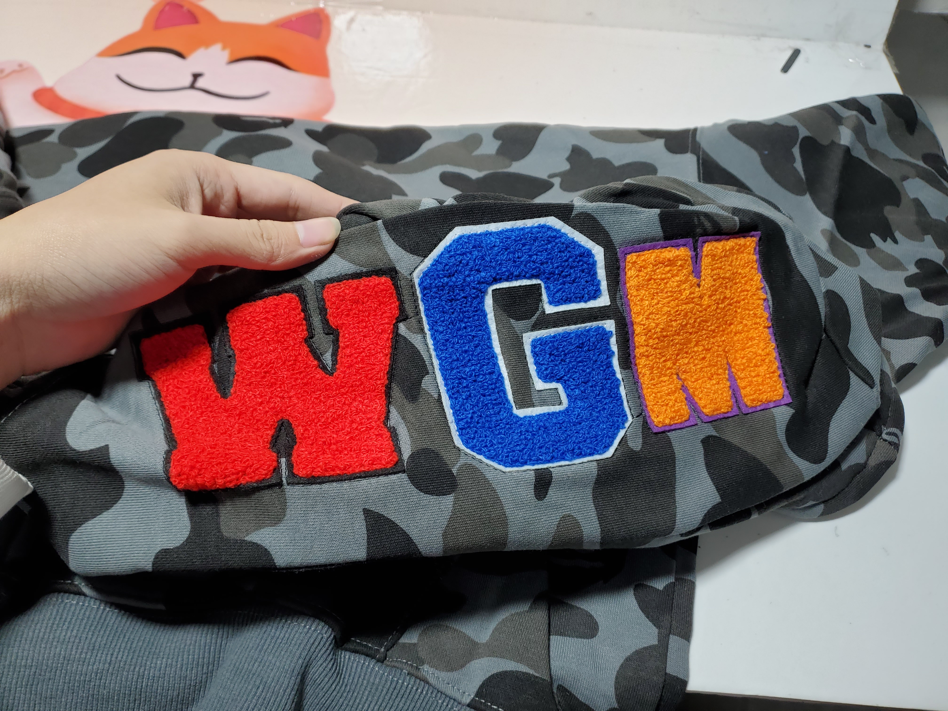 BAPE Color Camo Shark Full Zip Hoodie Black 1J20 115 003