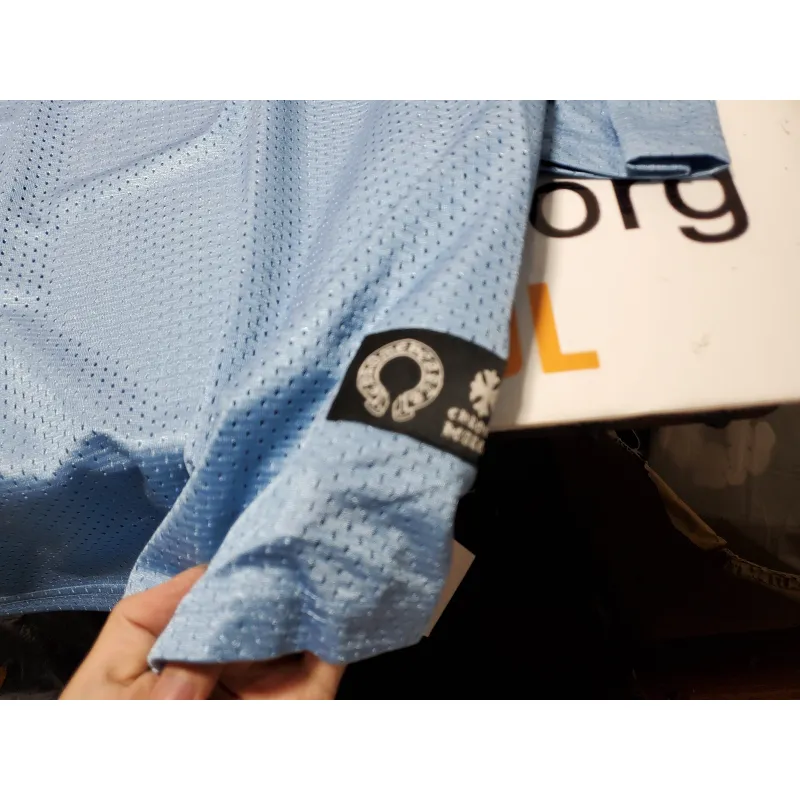 Chrome Hearts Sports Mesh Warm Up Jersey Blue