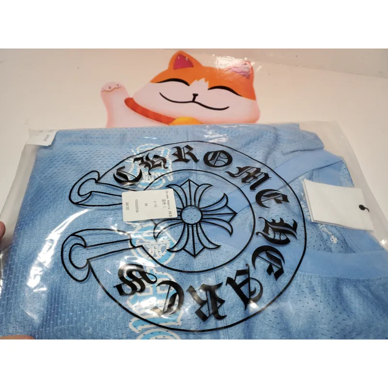 Chrome Hearts Sports Mesh Warm Up Jersey Blue