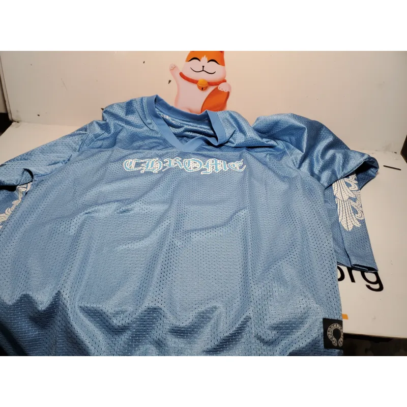 Chrome Hearts Sports Mesh Warm Up Jersey Blue