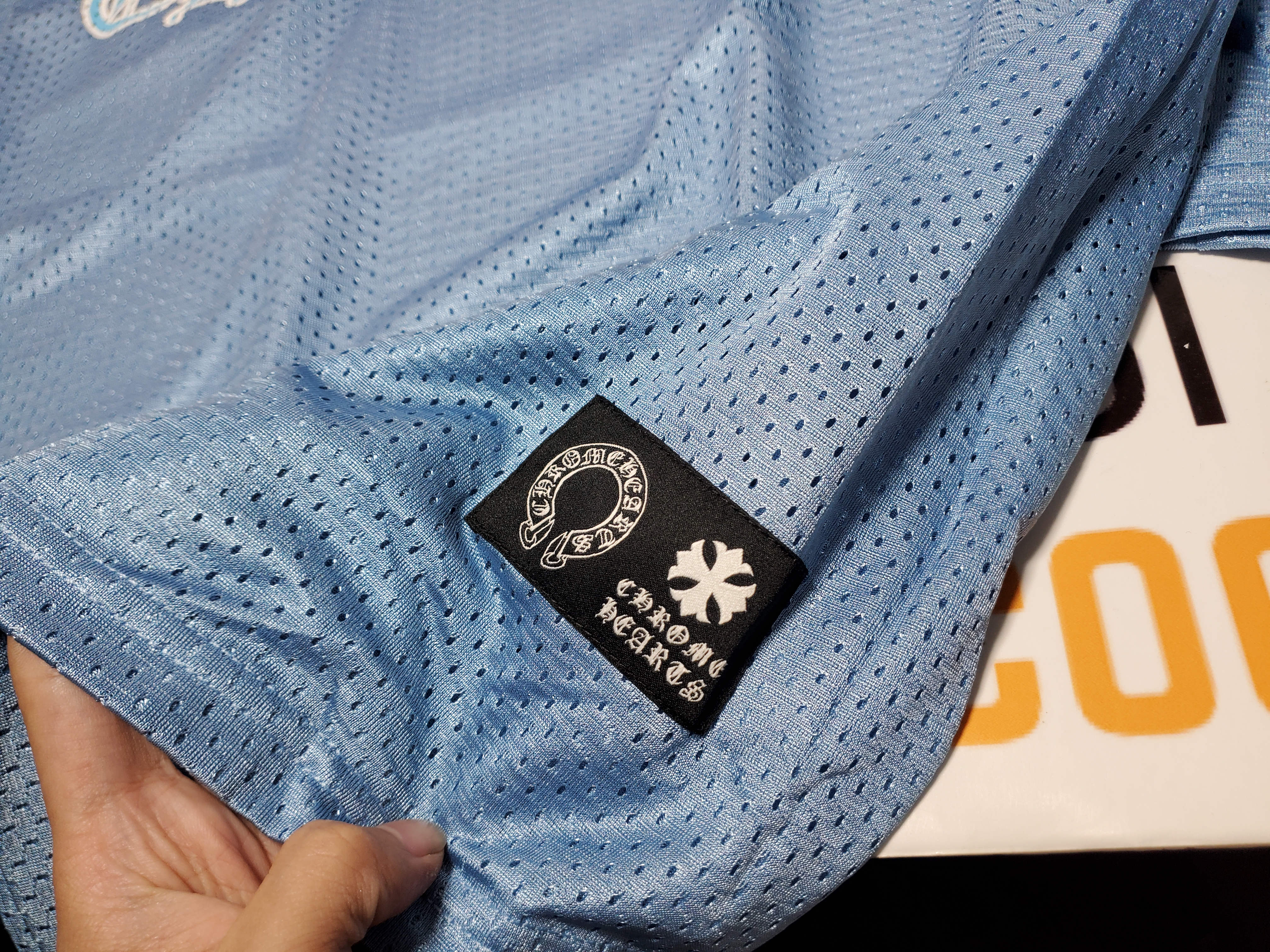 Chrome Hearts Sports Mesh Warm Up Jersey Blue