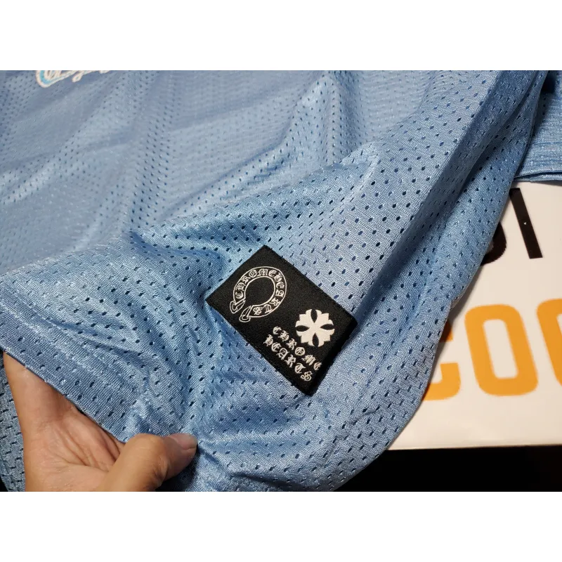 Chrome Hearts Sports Mesh Warm Up Jersey Blue