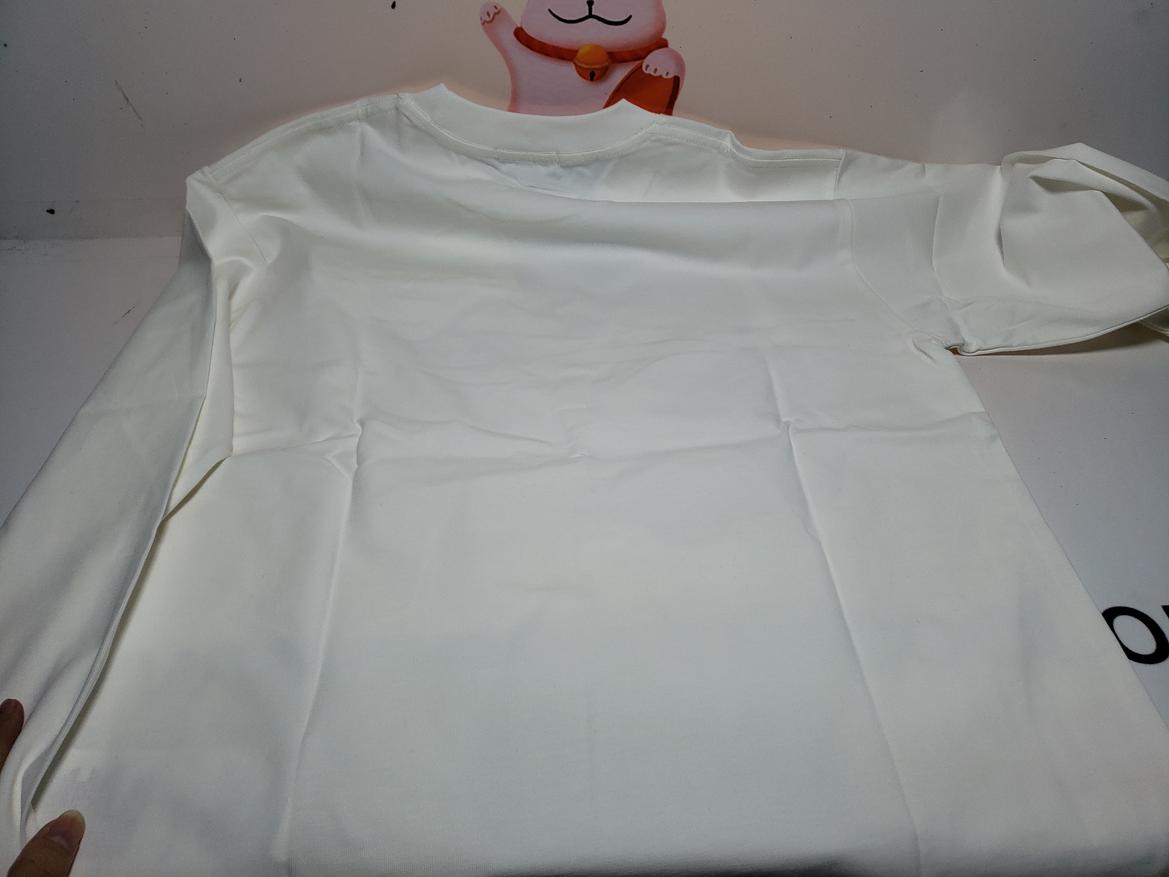 Prada 24Fw metal logo long-sleeve T-shirt with triangle pocket 1901