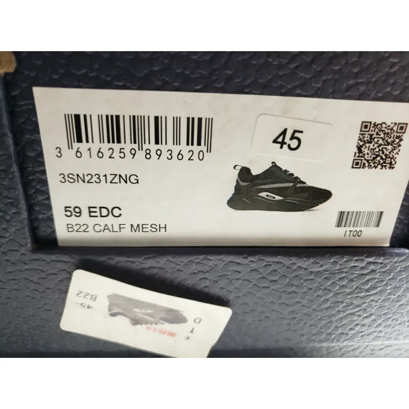 Dior B22 Black Silver 3SN231ZNG_H969 / 3SN231ZNG969