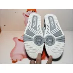 PKGoden Louis Vuitton Leather lace up Fashionable Board Shoes White Gray 1ACQP4 