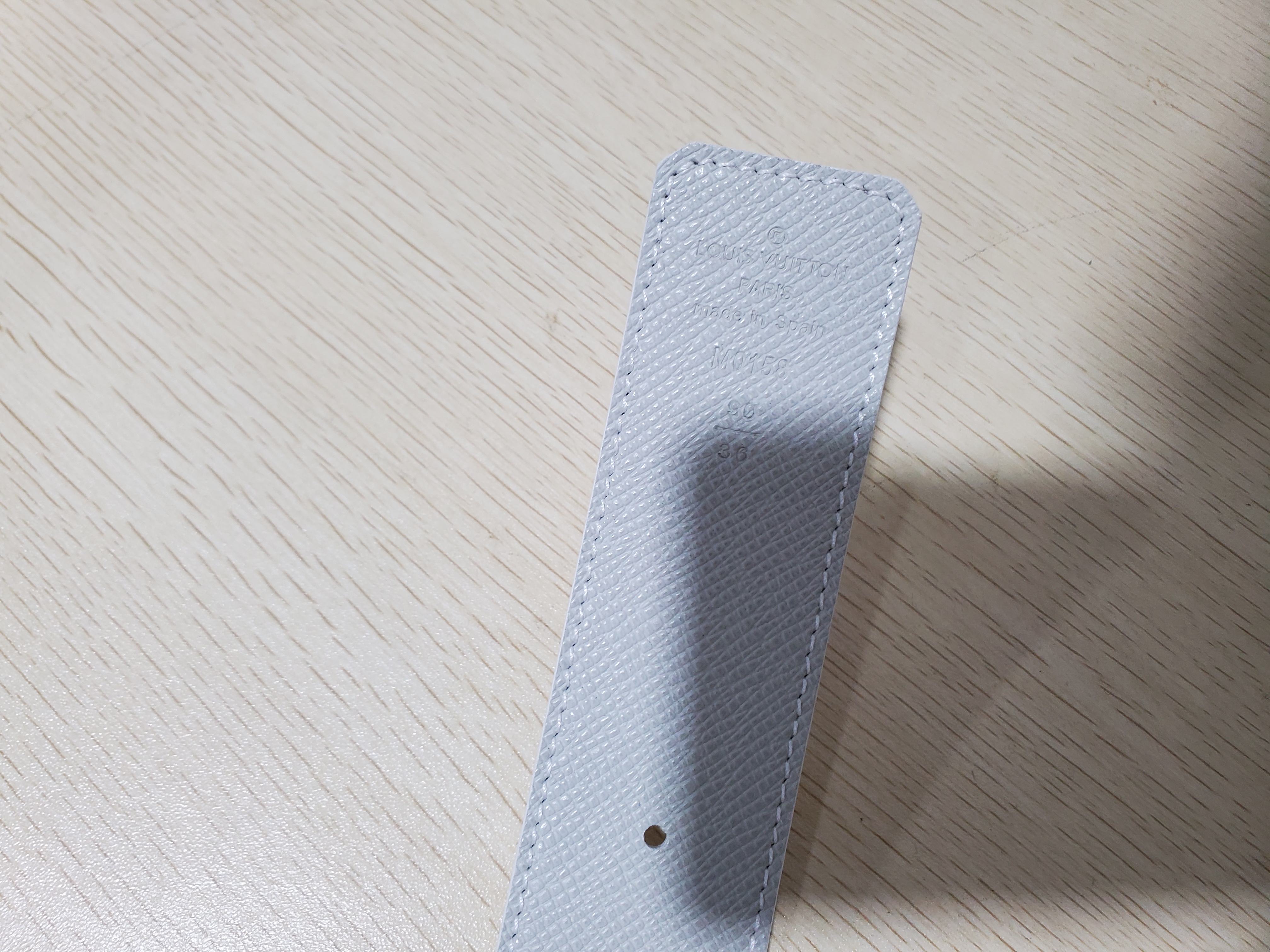 Louis Vuitton Lv “initiales’ Reversible Belt White