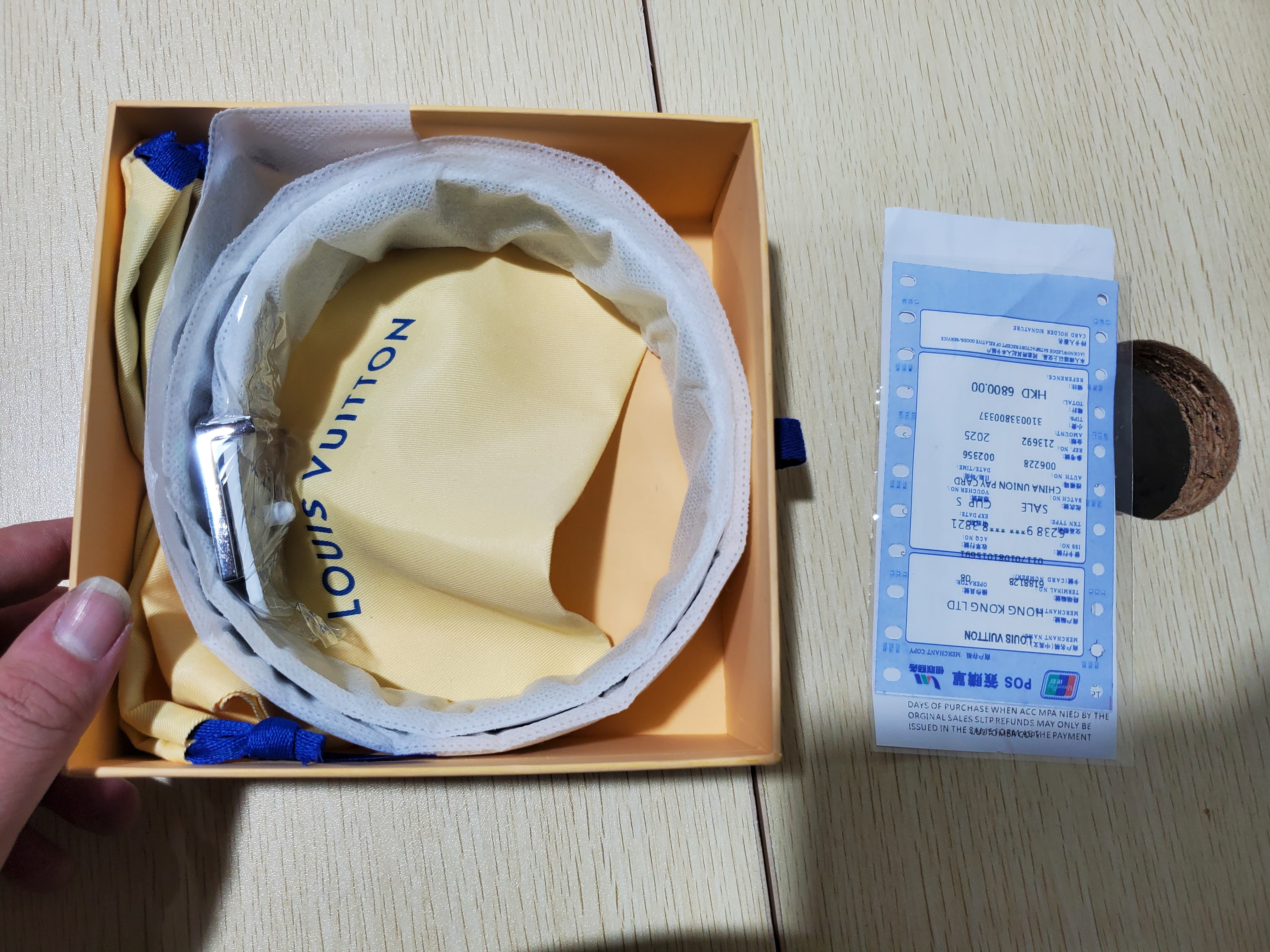 Louis Vuitton Lv “initiales’ Reversible Belt White