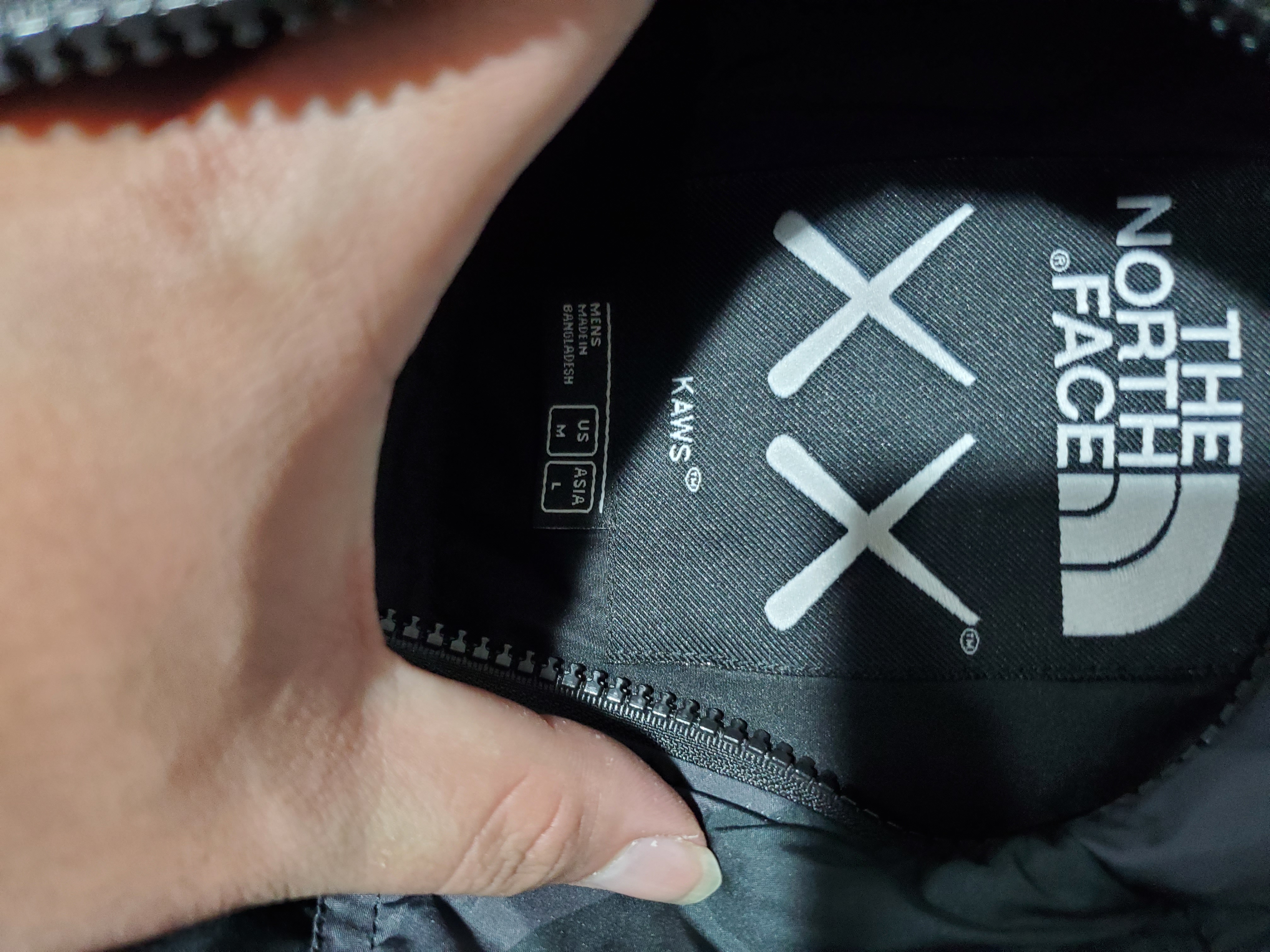 TheNorthFace Splicing White And XX black
