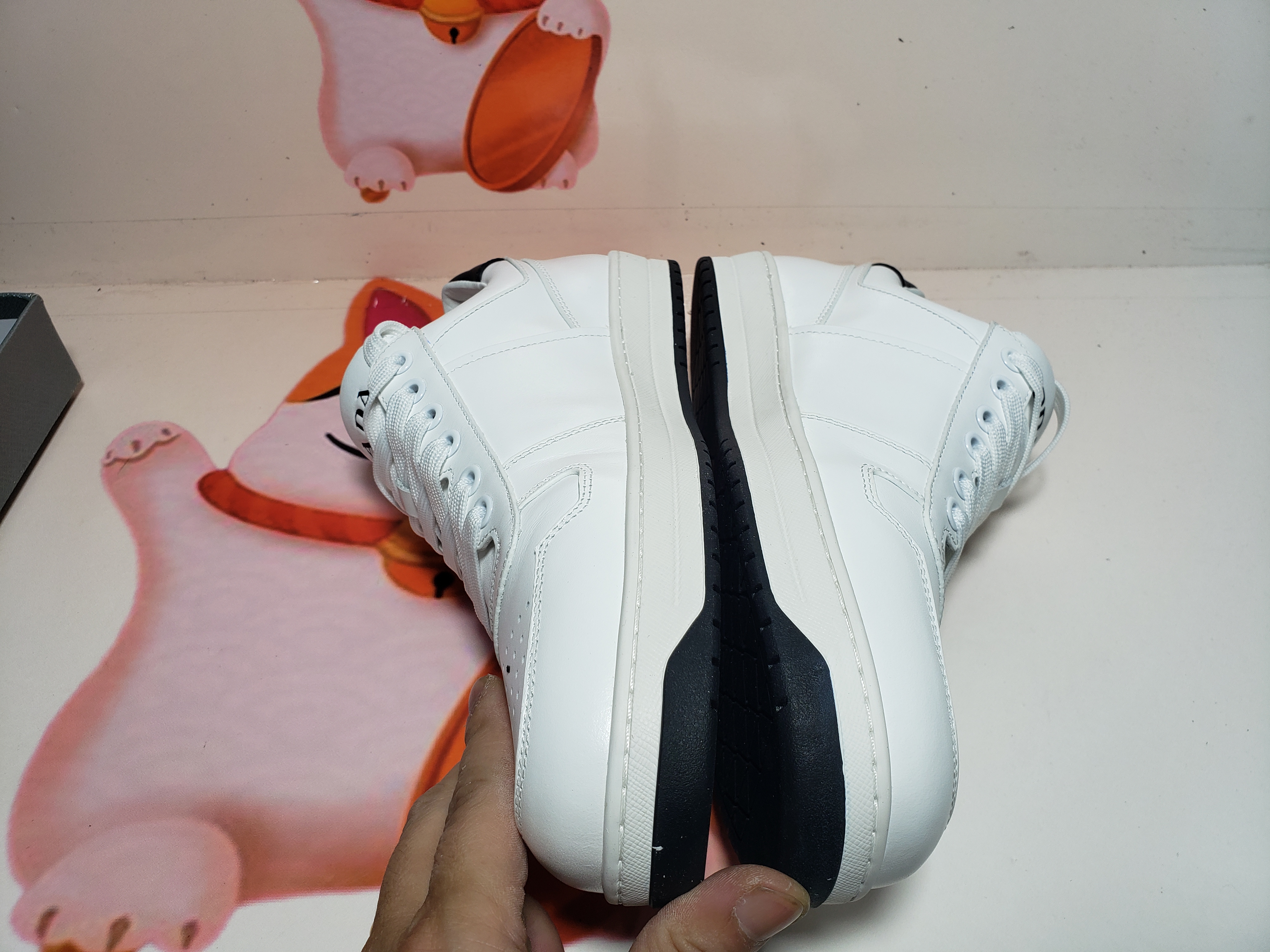 PKGoden Prada Downtown Low Sneakers White