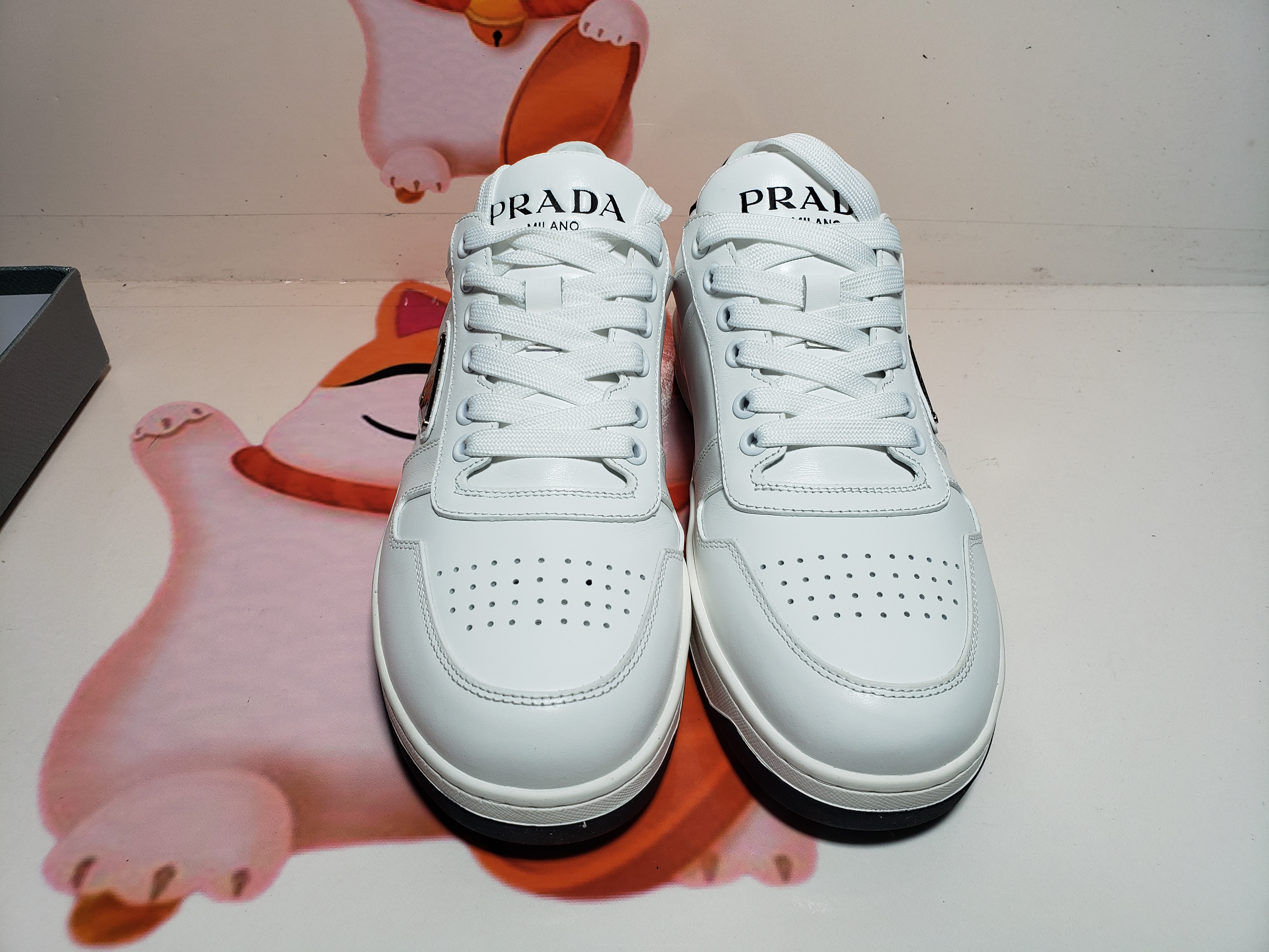 PKGoden Prada Downtown Low Sneakers White