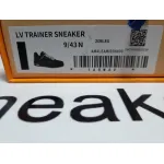 PKGoden  Louis Vuitton Trainer All Black Embossing 1AARER 