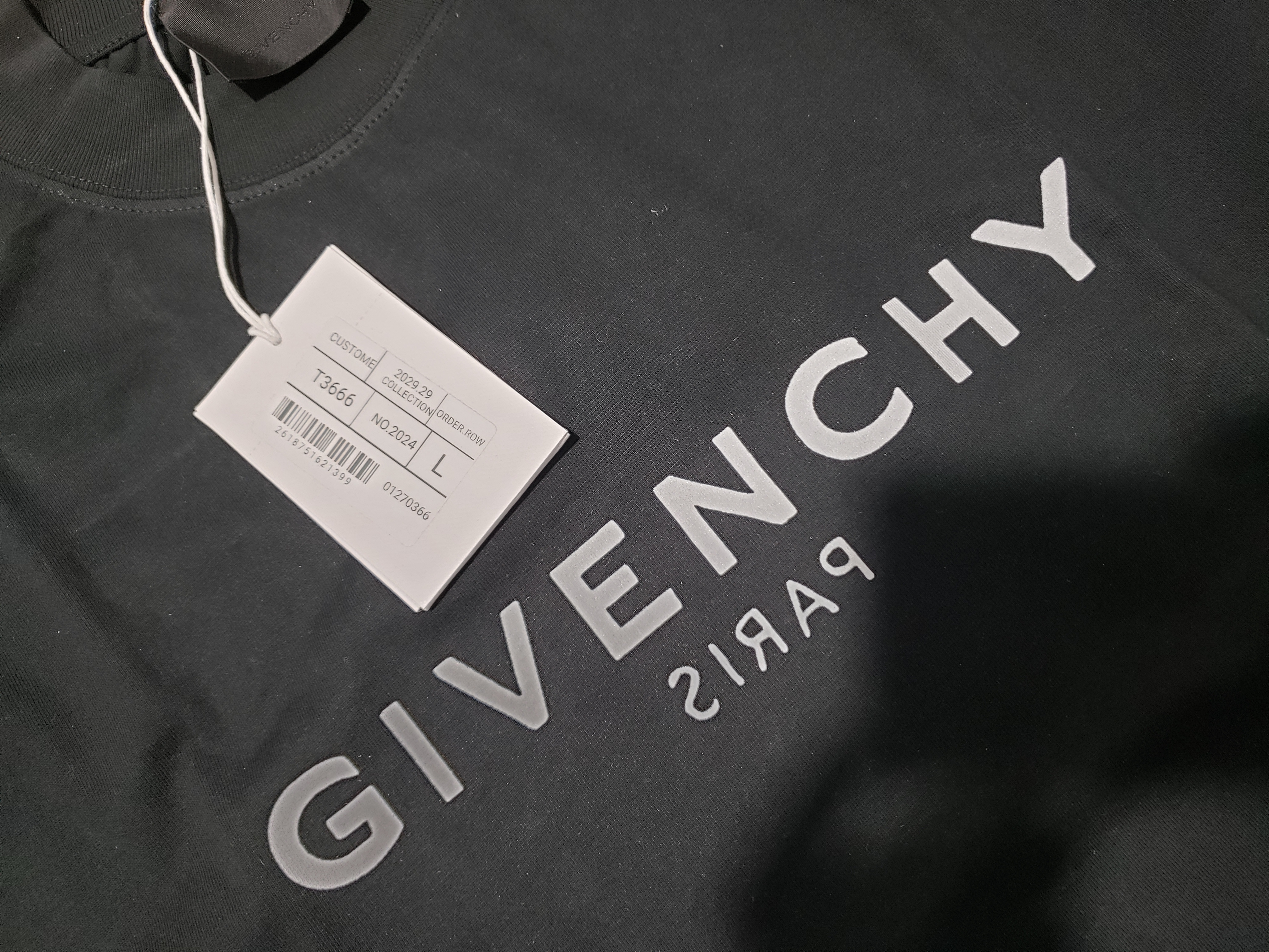 Givenchy 24SS altered letter short sleeve T-shirt 1902 T-Shirts