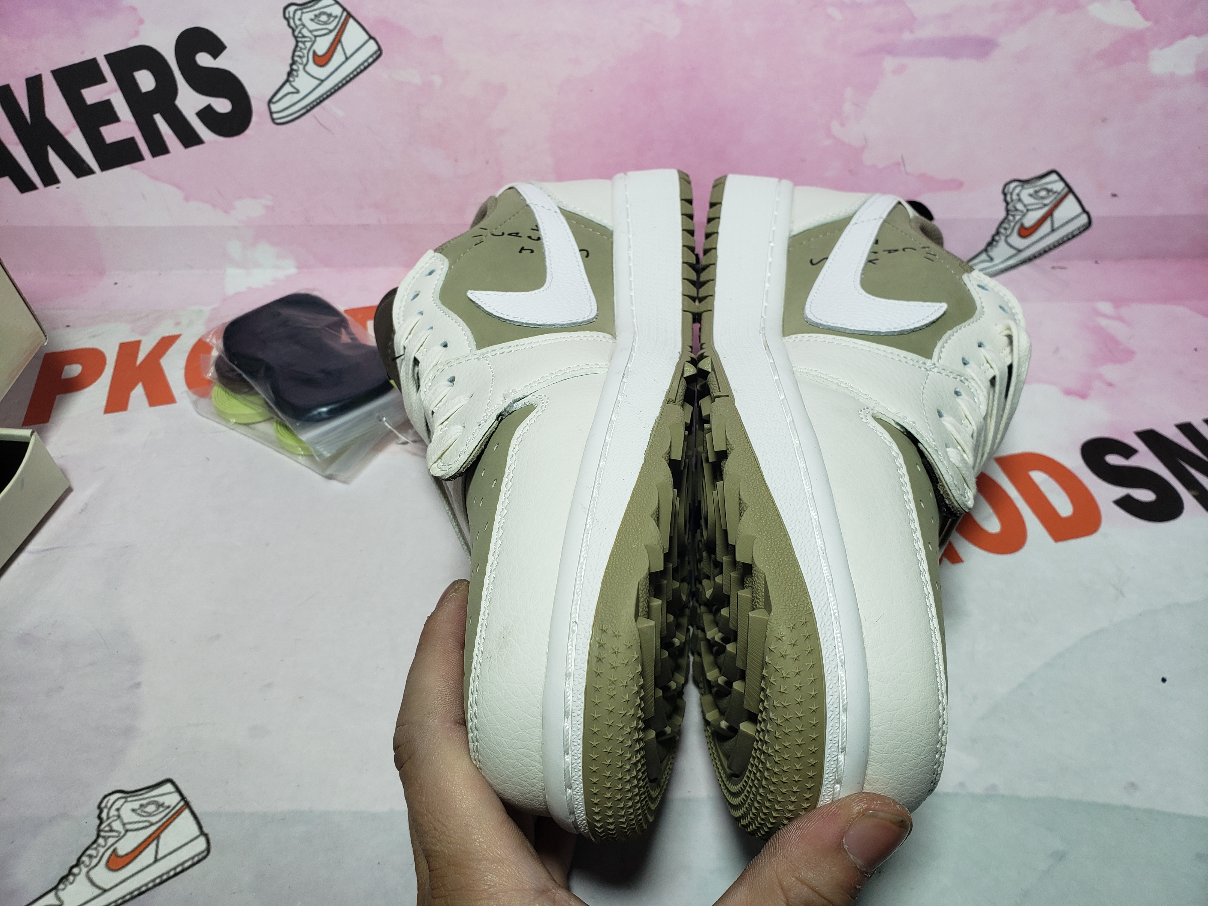 OG Jordan 1 Retro Low Golf Travis Scott Neutral Olive,FZ3124-200