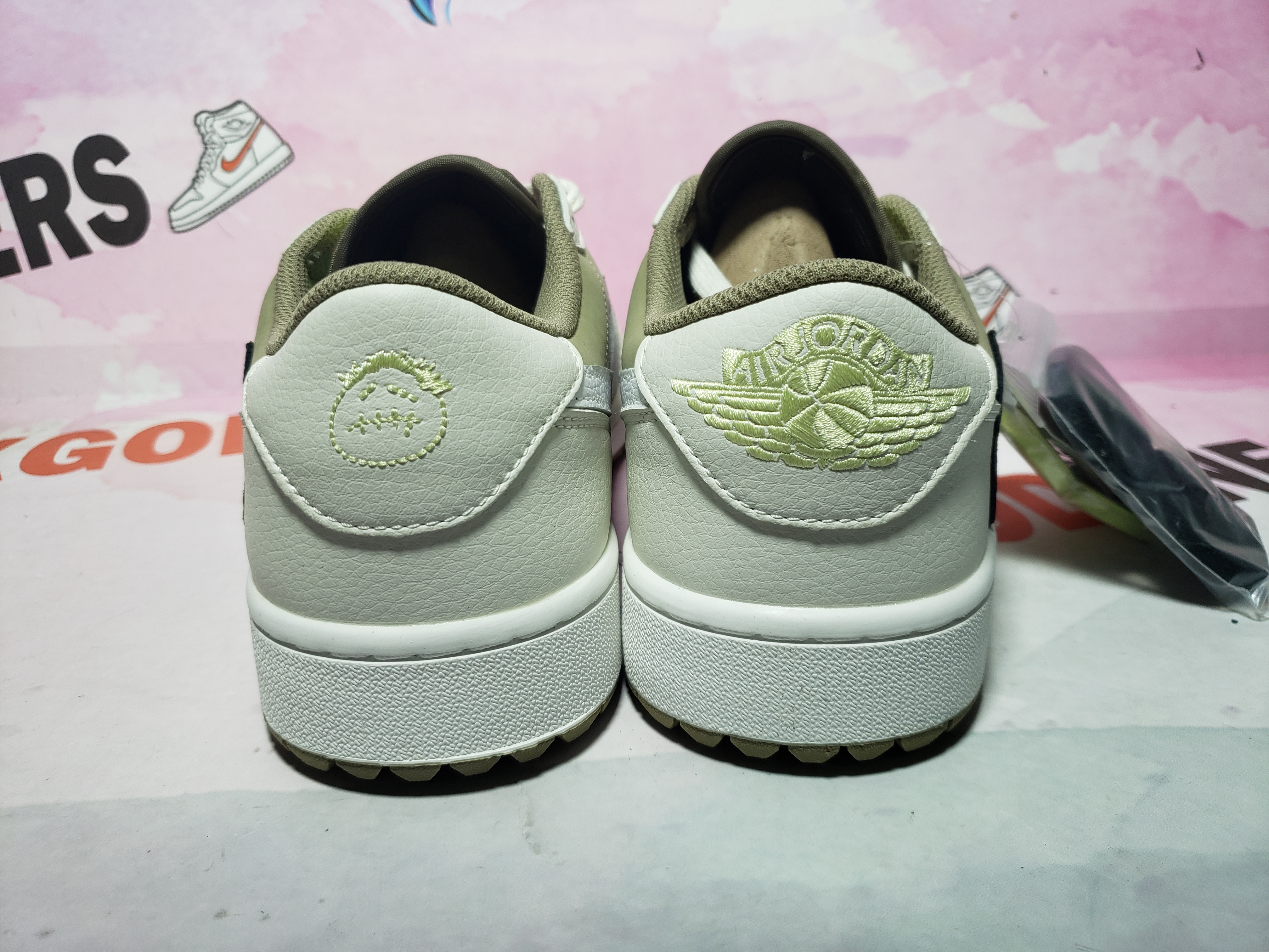 OG Jordan 1 Retro Low Golf Travis Scott Neutral Olive,FZ3124-200