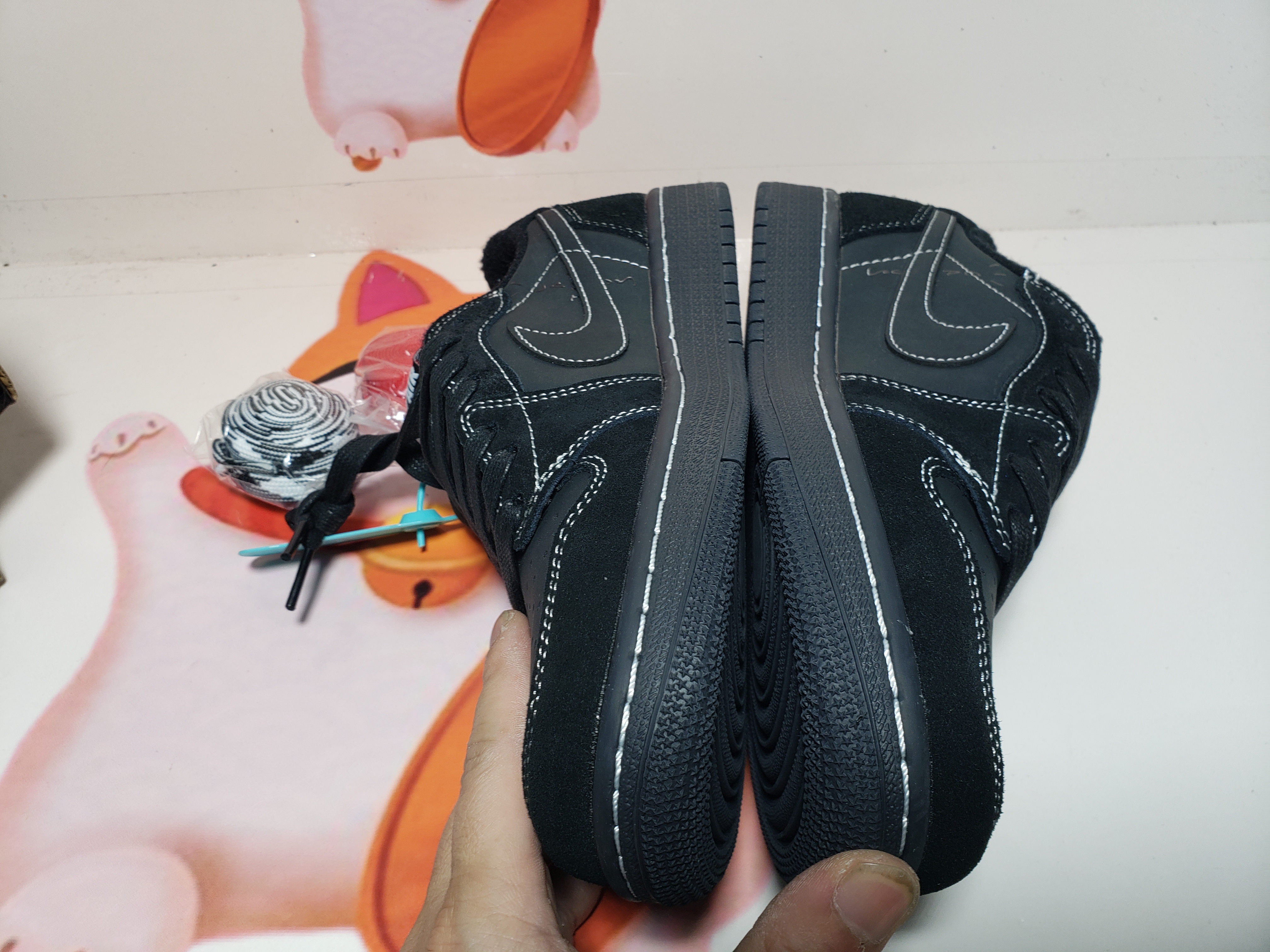  【69$ with free shipping】   Jordan 1 Retro Low OG SP Travis Scott Black Phantom,DM7866-001