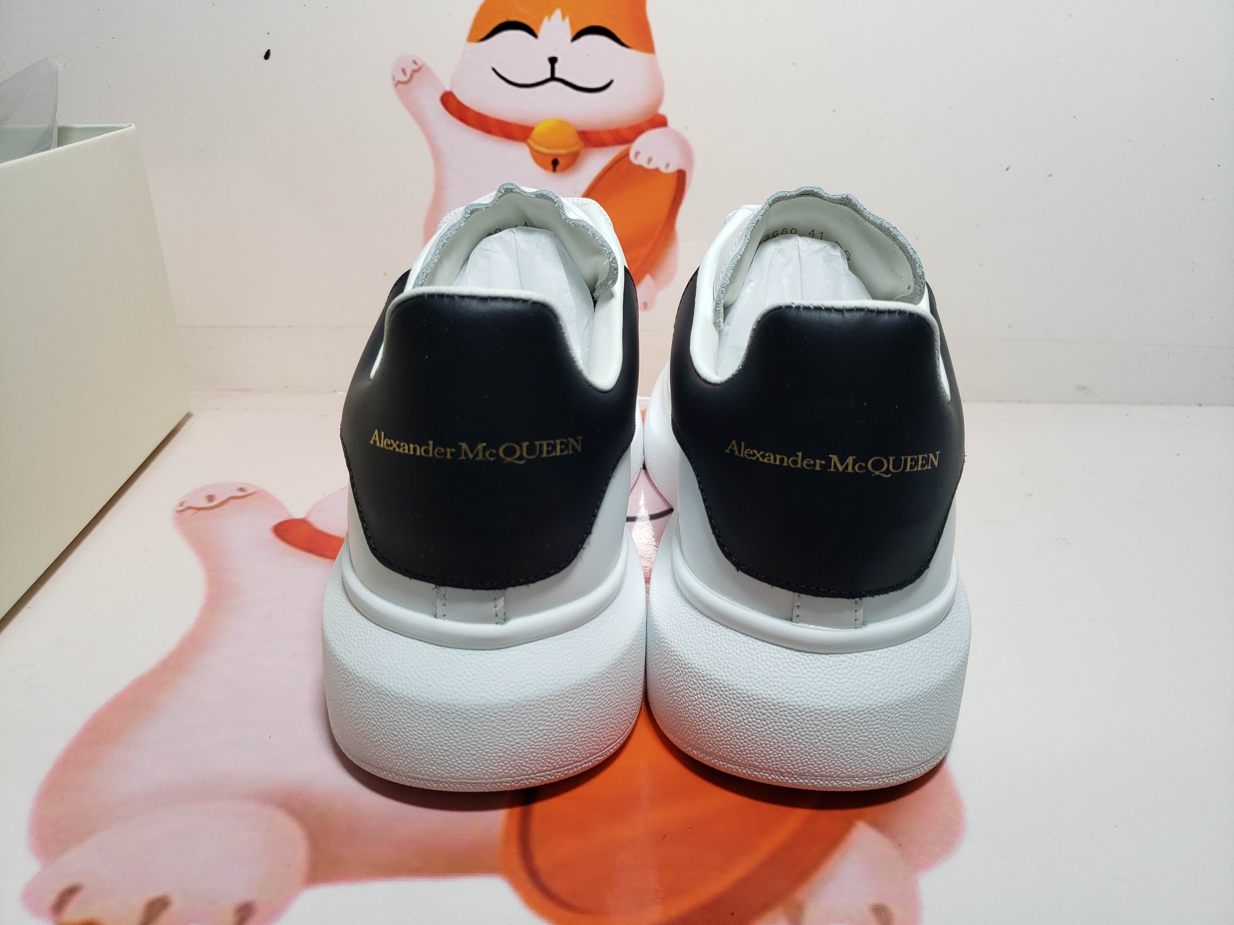 PKGoden  Alexander McQueen Sneaker Ivory White Black