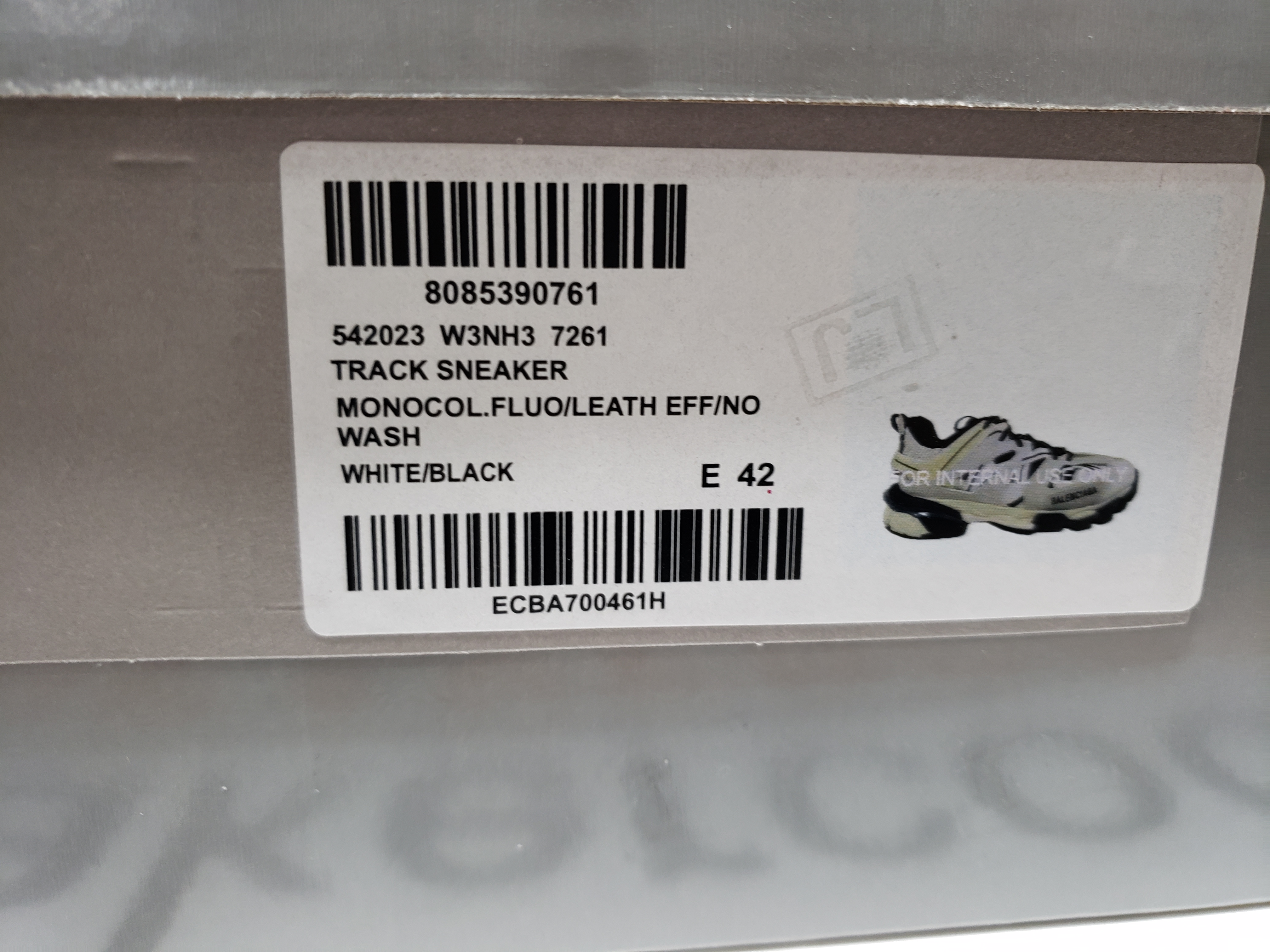 PKGoden  Balenciaga Tess S.Black And White 542436 W3NH3 7261 