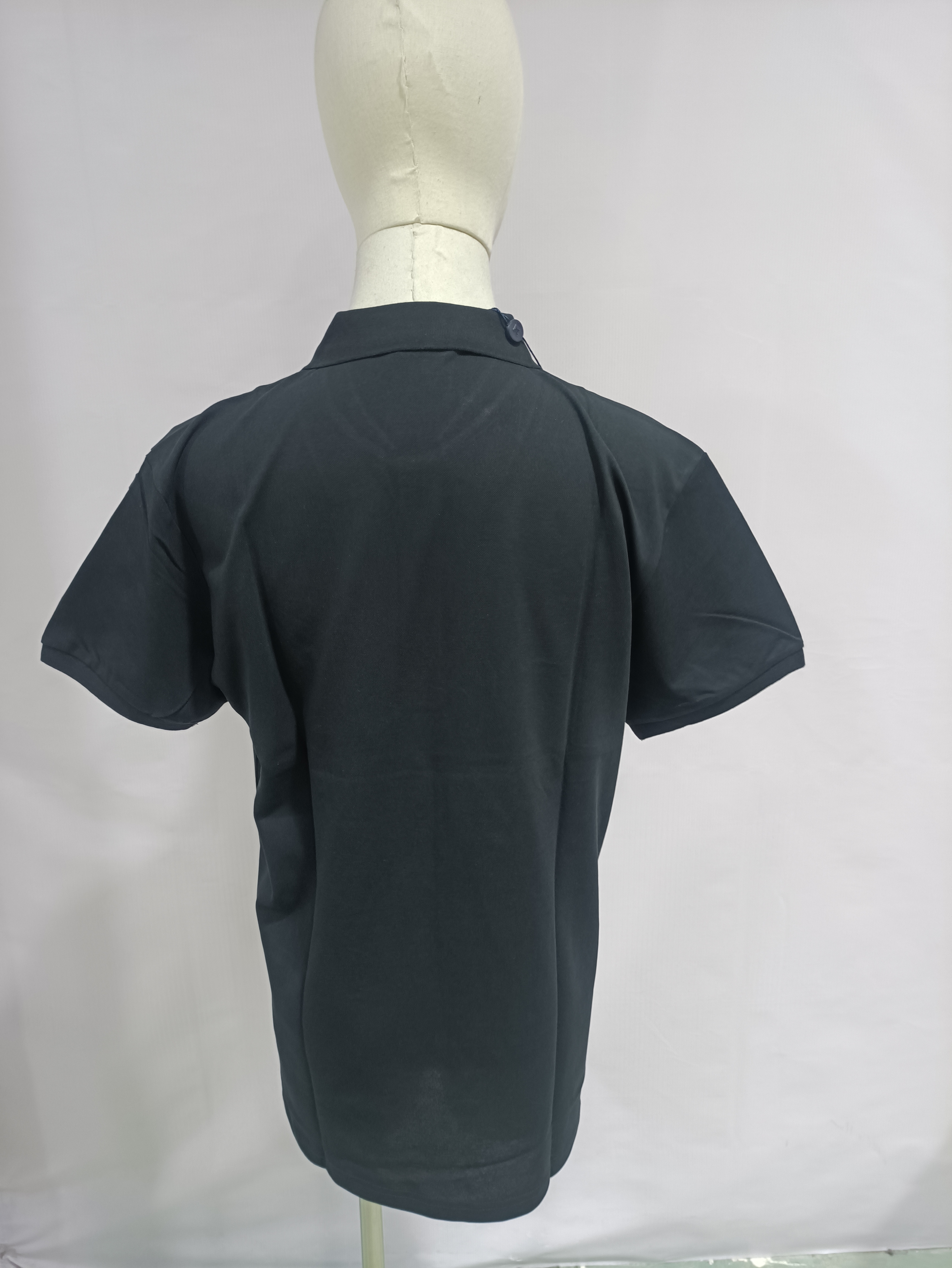 Louis Vuitton signature letter embroidery POLO black